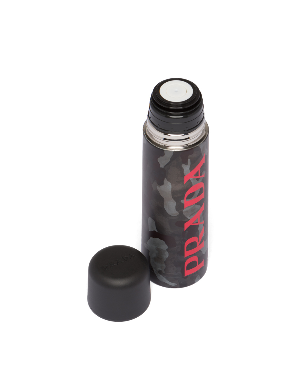 Prada 500 Ml Stainless Steel Water Bottle Grey / Camouflage | 5712EIDZW