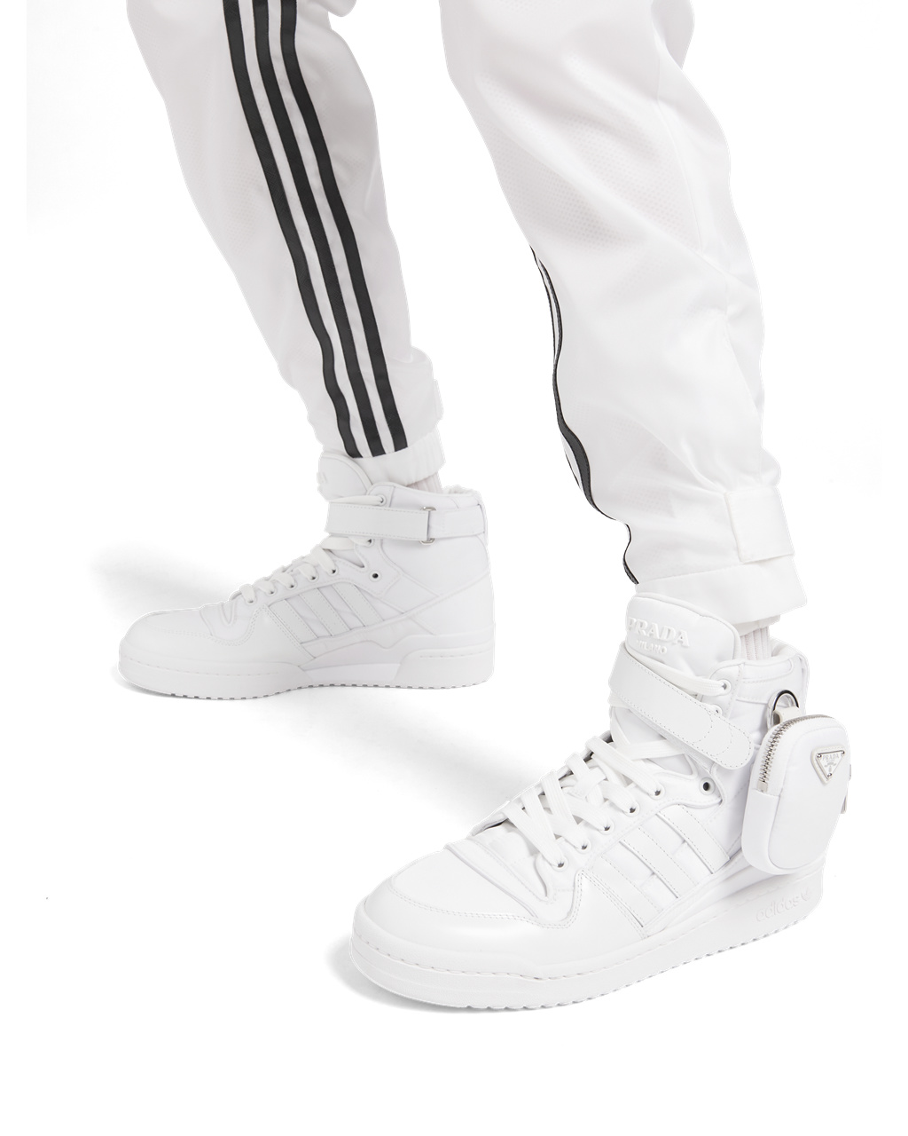 Prada Adidas For Prada Re-nylon Forum High-top Sneakers White | 4317XGVDC