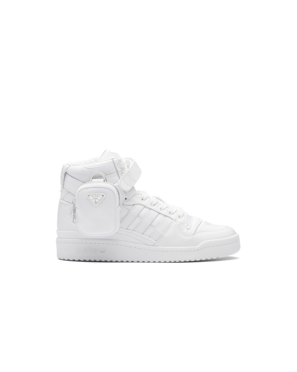 Prada Adidas For Prada Re-nylon Forum High-top Sneakers White | 4317XGVDC