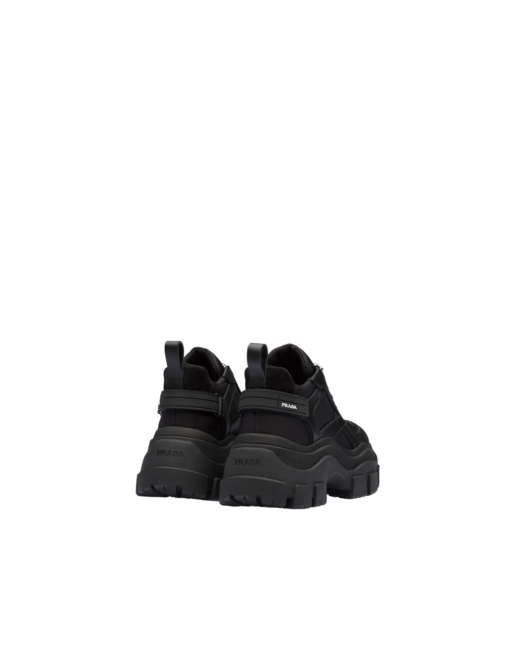 Prada Block Sneakers Black | 7902CJLGP