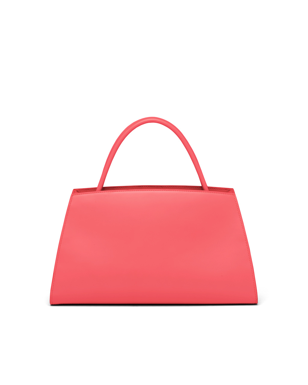 Prada Brushed Leather Handbag Coral | 6580MVCNP