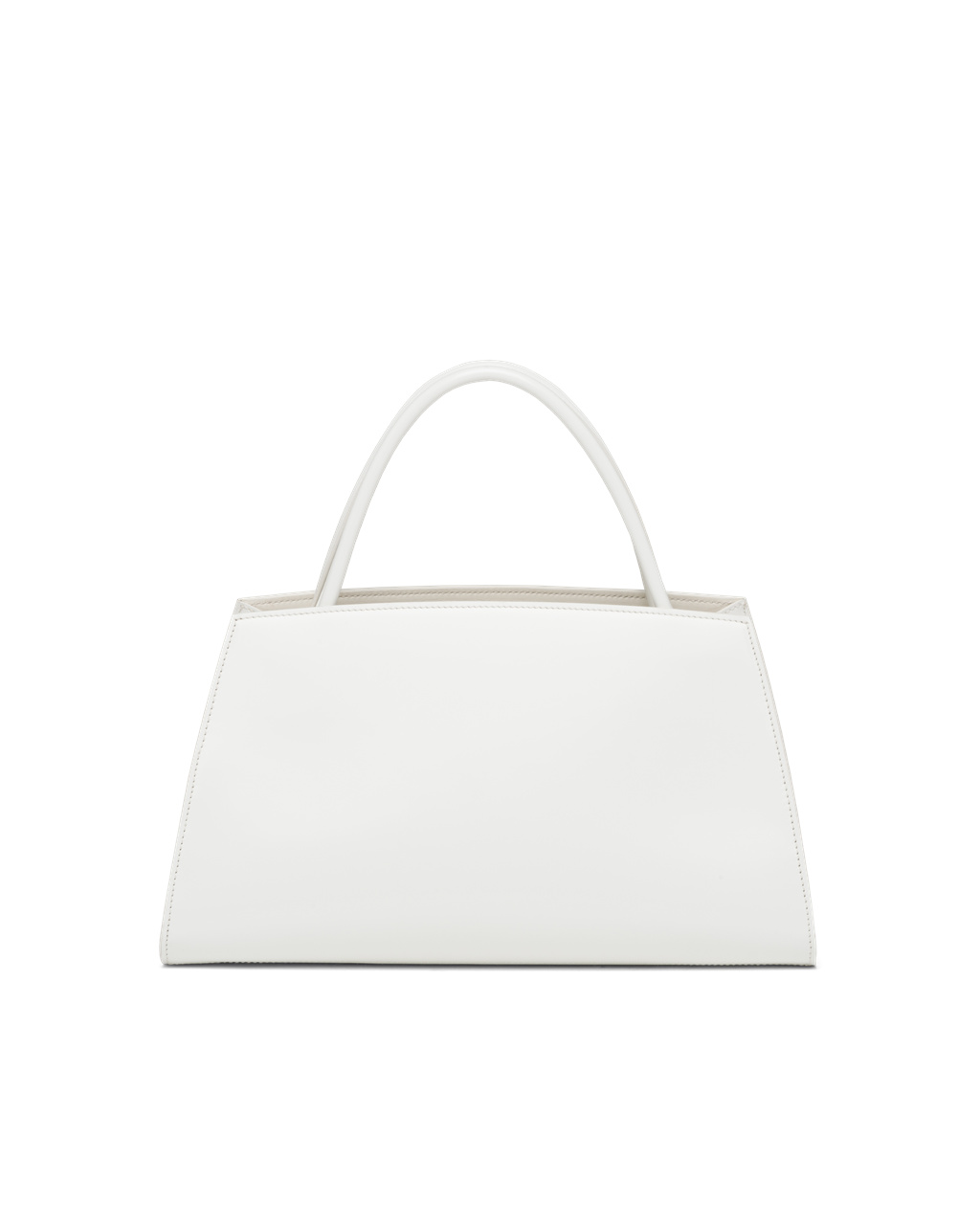 Prada Brushed Leather Handbag White | 8019IGYZA