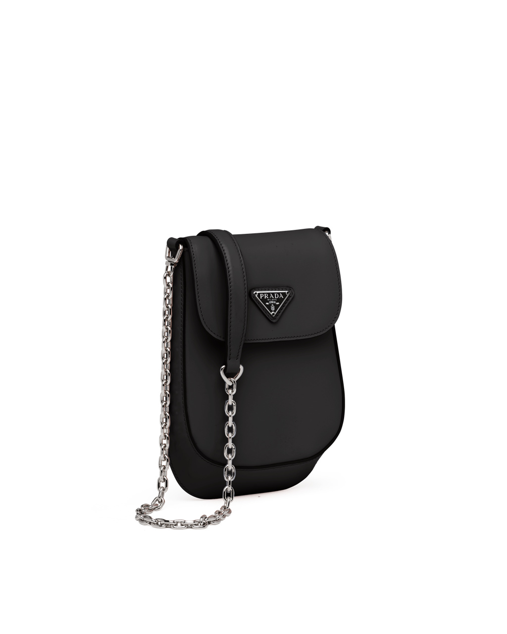 Prada Brushed Leather Mini-bag Black | 4187EIFGB