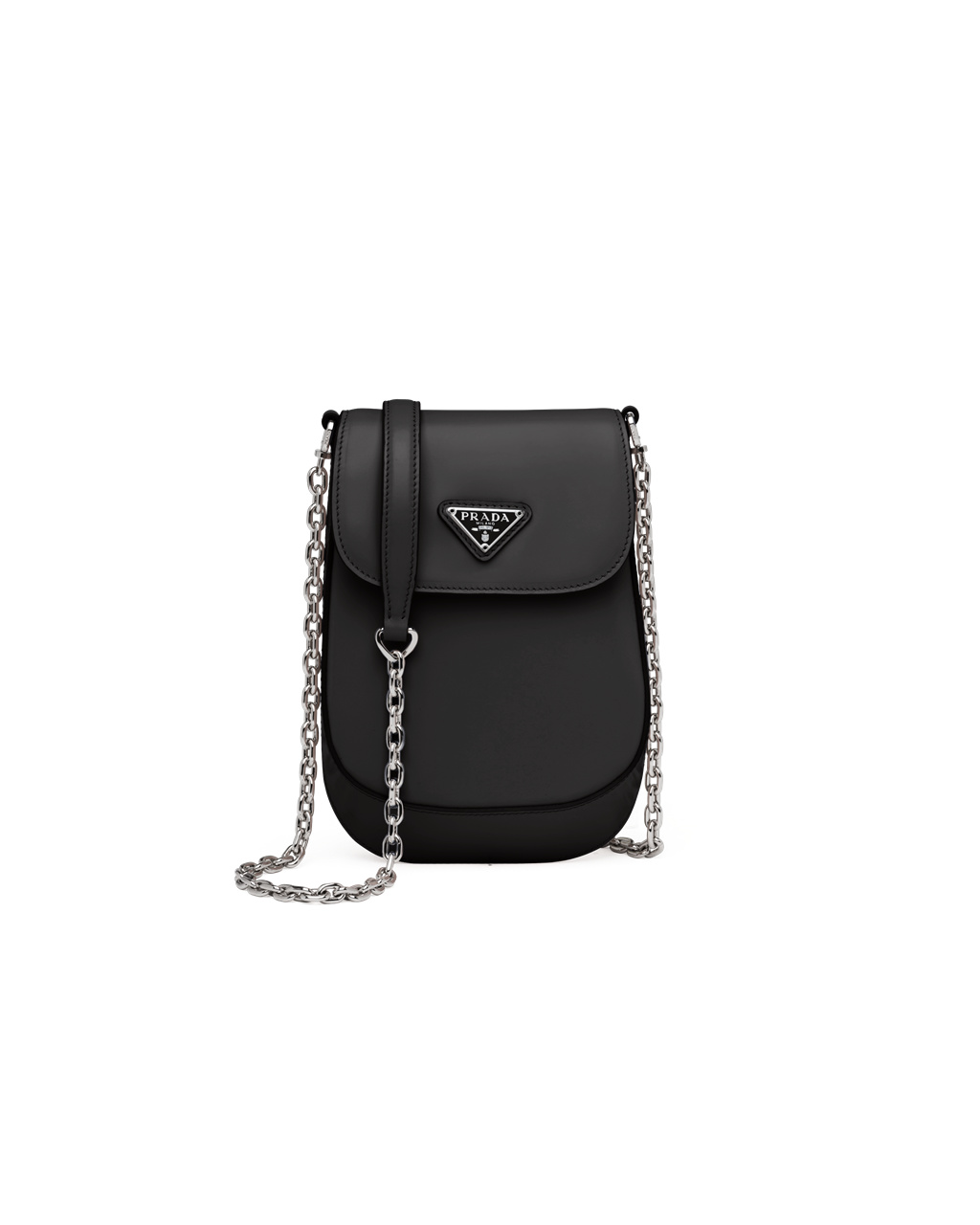 Prada Brushed Leather Mini-bag Black | 4187EIFGB