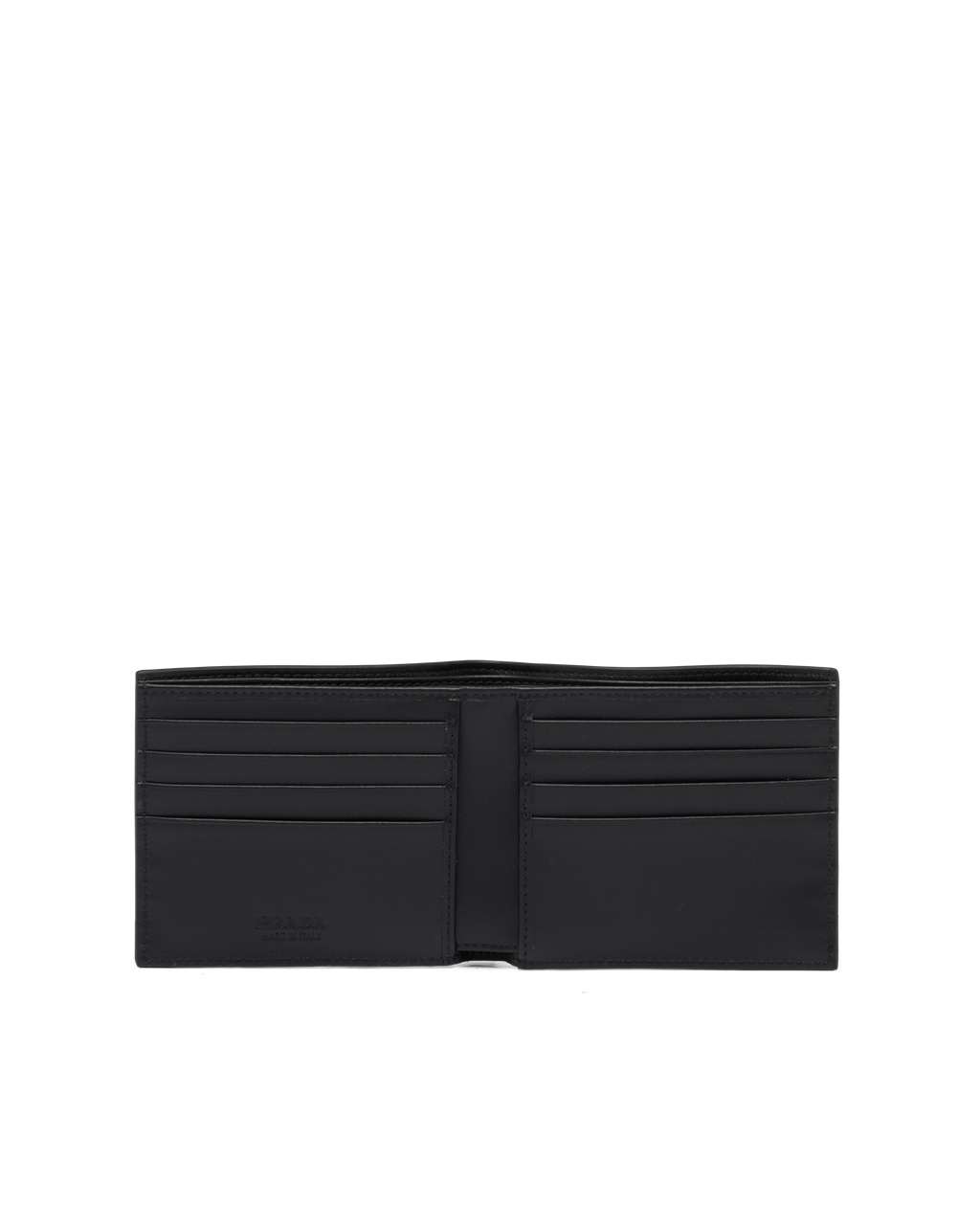 Prada Brushed Leather Wallet Black | 3897OCRIQ