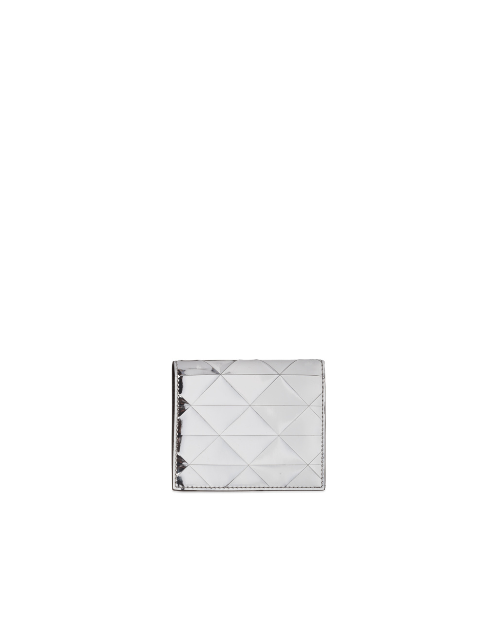 Prada Brushed Leather Wallet Silver | 3712RHPXM