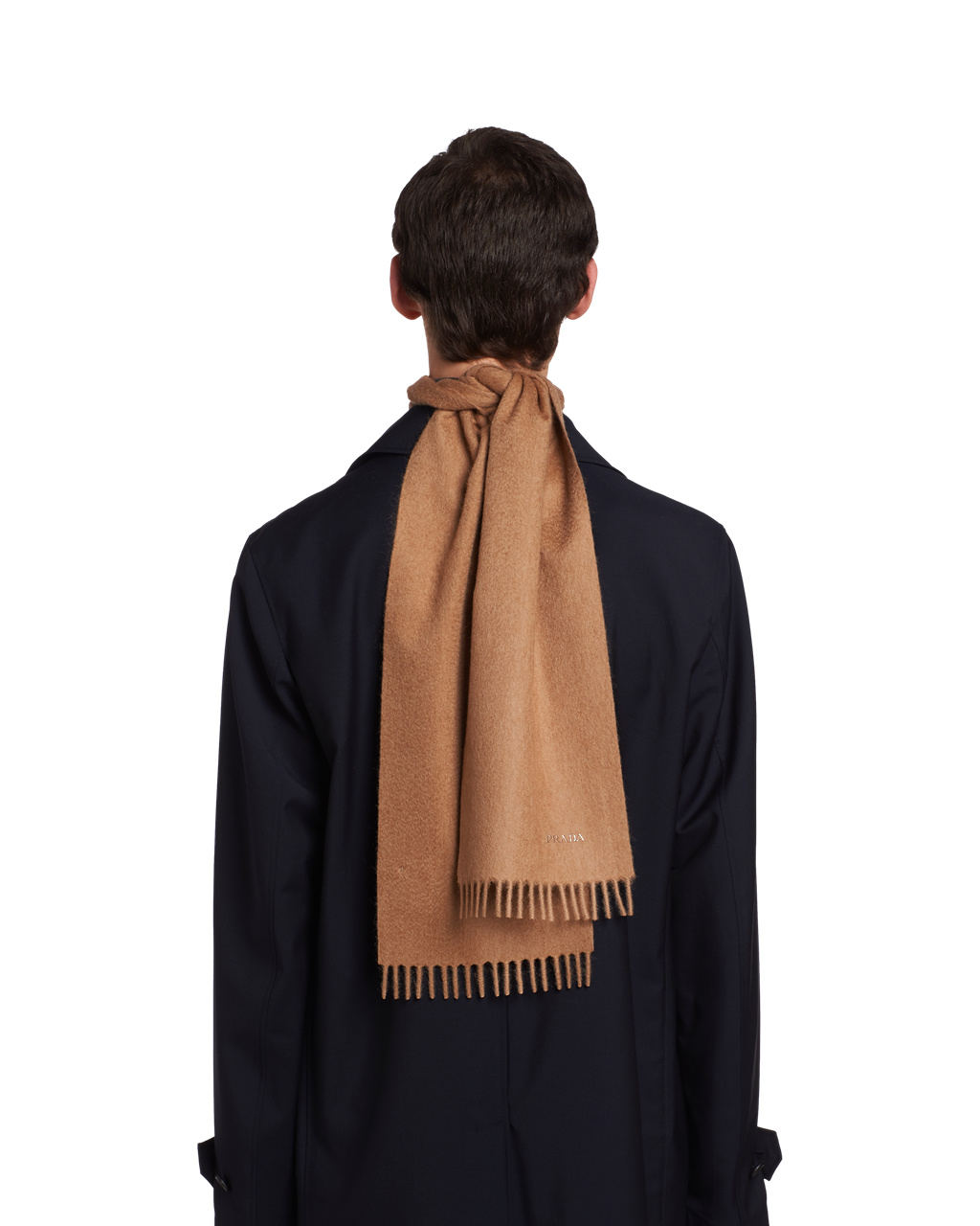 Prada Camel Hair Scarf Camel Brown | 0824PTCFK