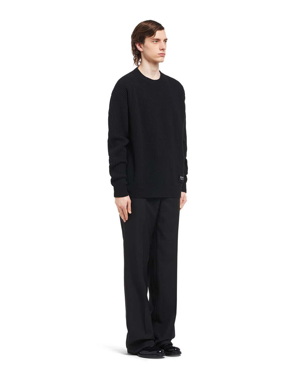 Prada Cashmere And Wool Sweater Black | 3628DGZNO