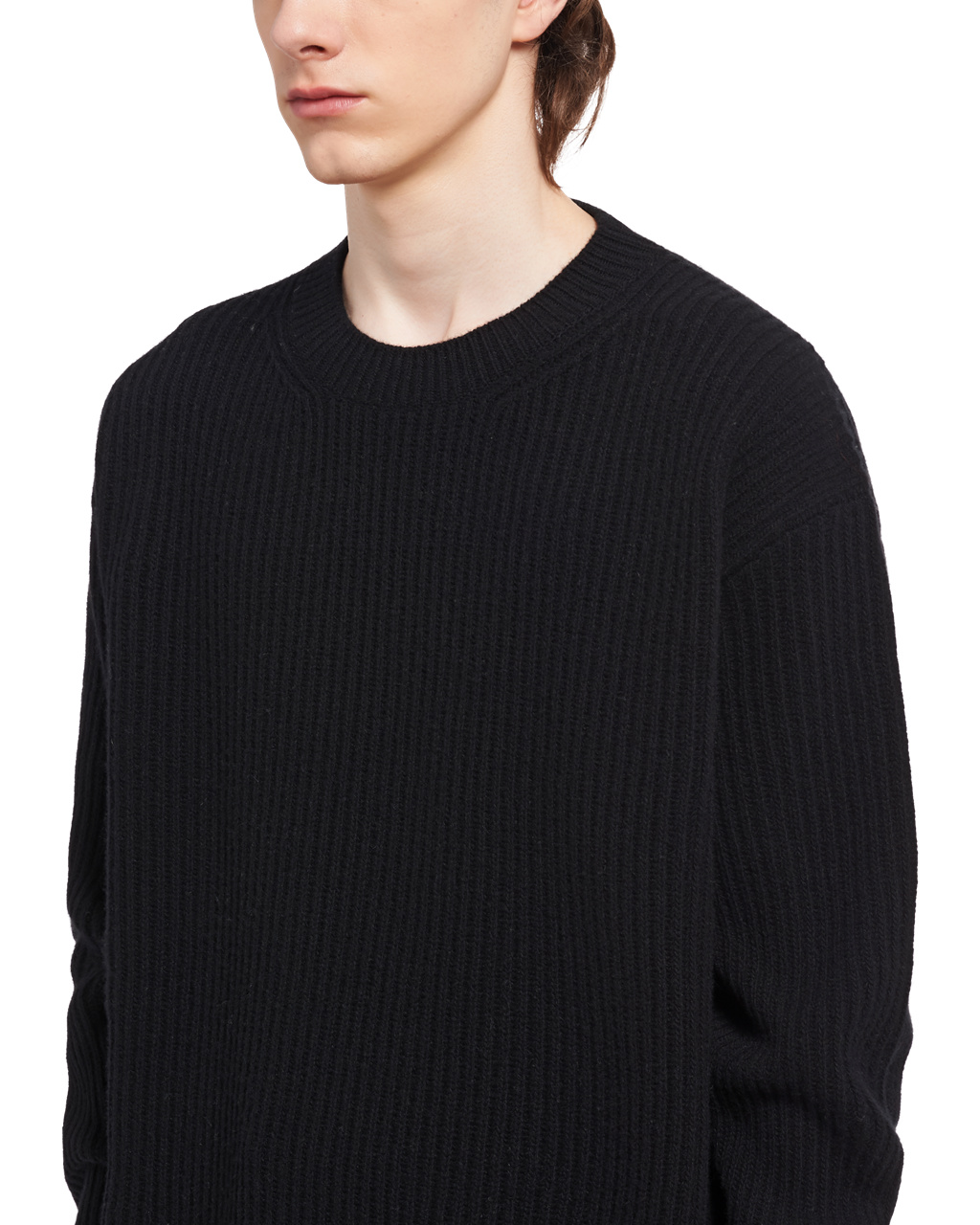 Prada Cashmere And Wool Sweater Black | 3628DGZNO