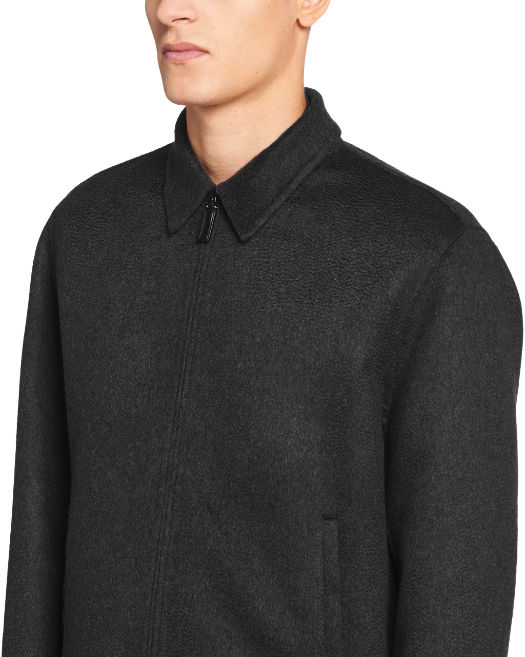 Prada Cashmere Blouson Jacket Black | 3274BDJEF