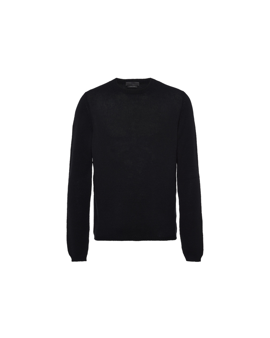 Prada Cashmere Crew-neck Sweater Black | 8294QBSER