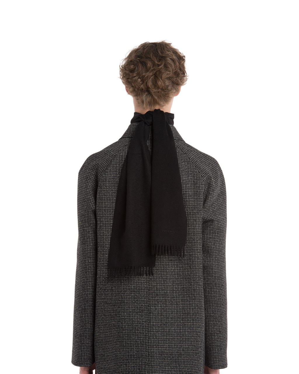 Prada Cashmere Scarf Black | 1564CASLF