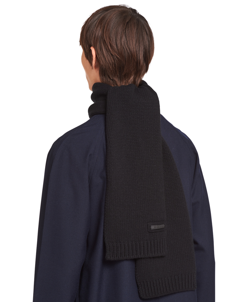 Prada Cashmere Scarf Black | 4305IJENK