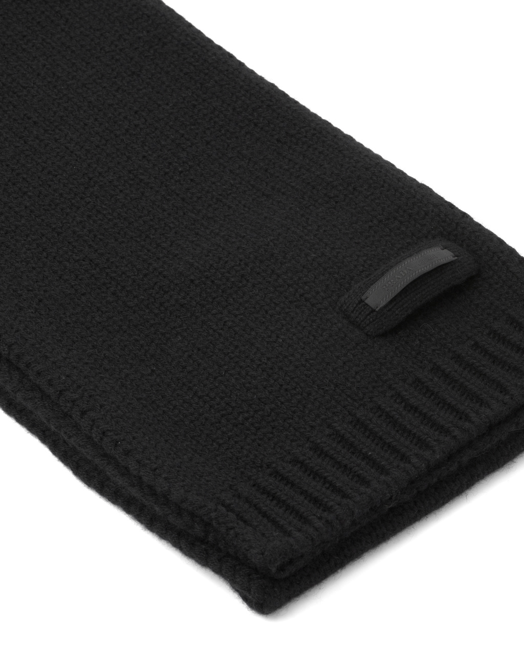 Prada Cashmere Scarf Black | 4305IJENK