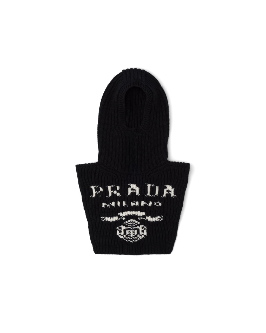 Prada Cashmere Ski Helmet Black | 6837YBINH