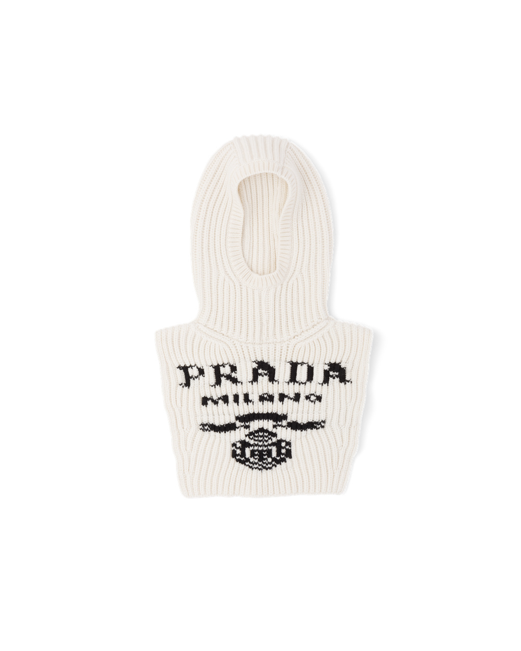 Prada Cashmere Ski Helmet White | 9701SMJQR