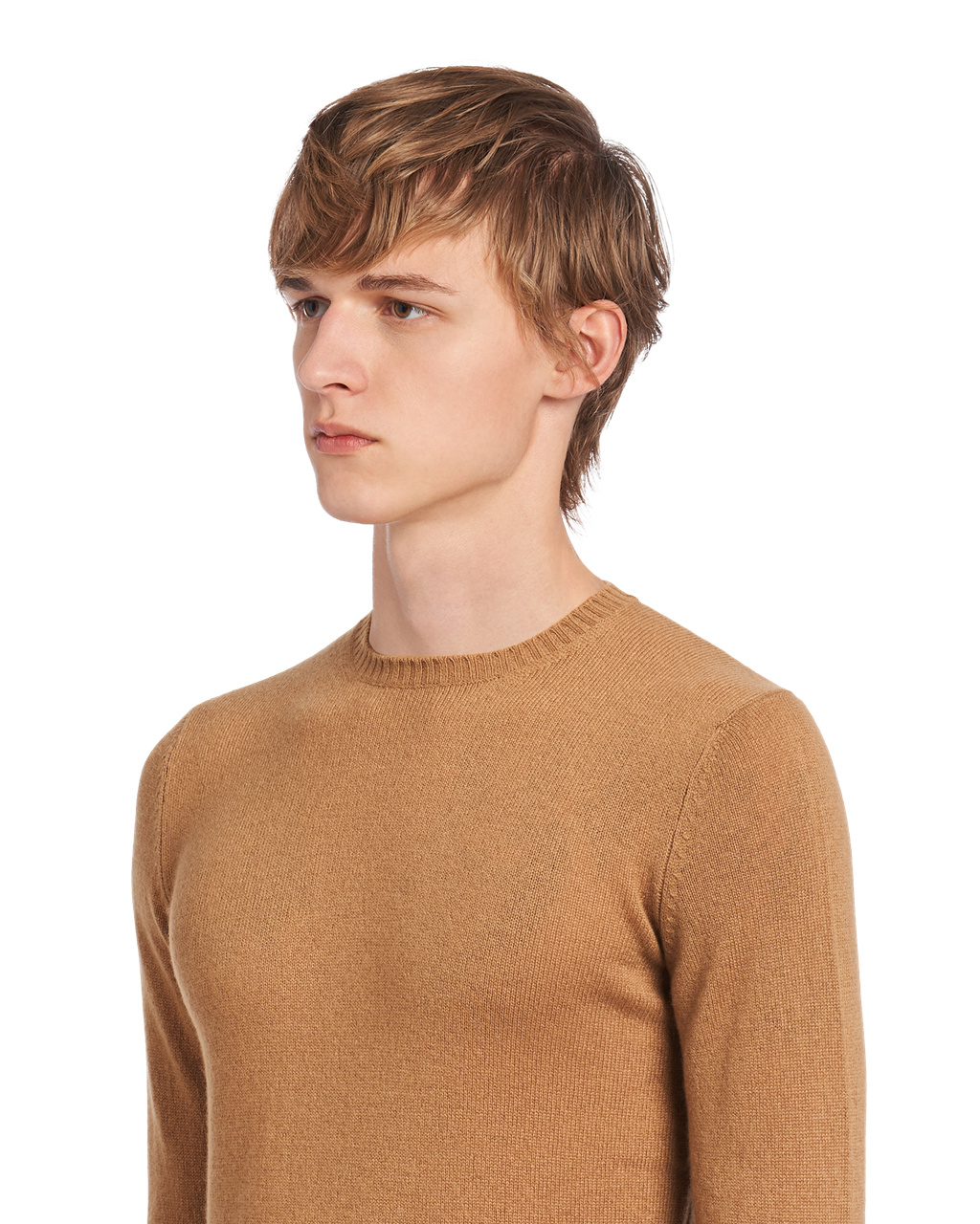 Prada Cashmere Sweater Camel Brown | 6419CTPWX