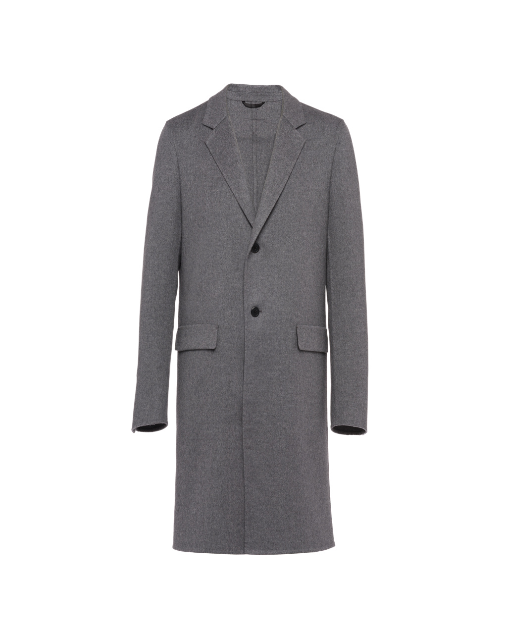 Prada Double Cashmere Coat Slate Gray | 7243GDQRP