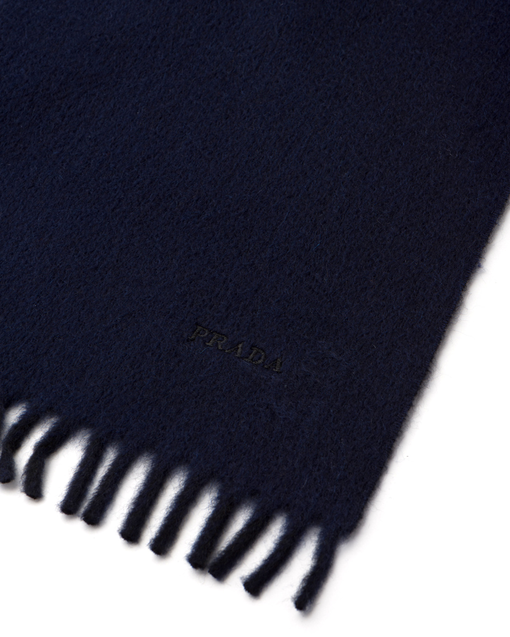 Prada Double Cashmere Scarf Navy | 3970AUPEF