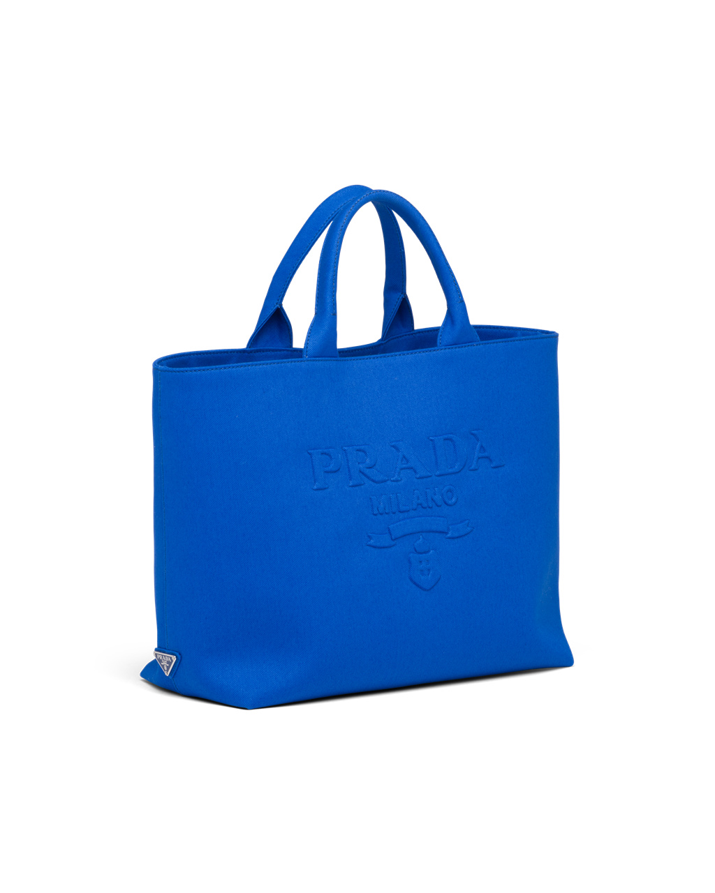 Prada Drill Tote Bag Light Blue | 9840WXVYF