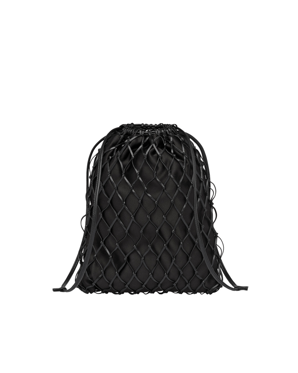 Prada Fabric Mesh Bag Black | 1675KBVIO