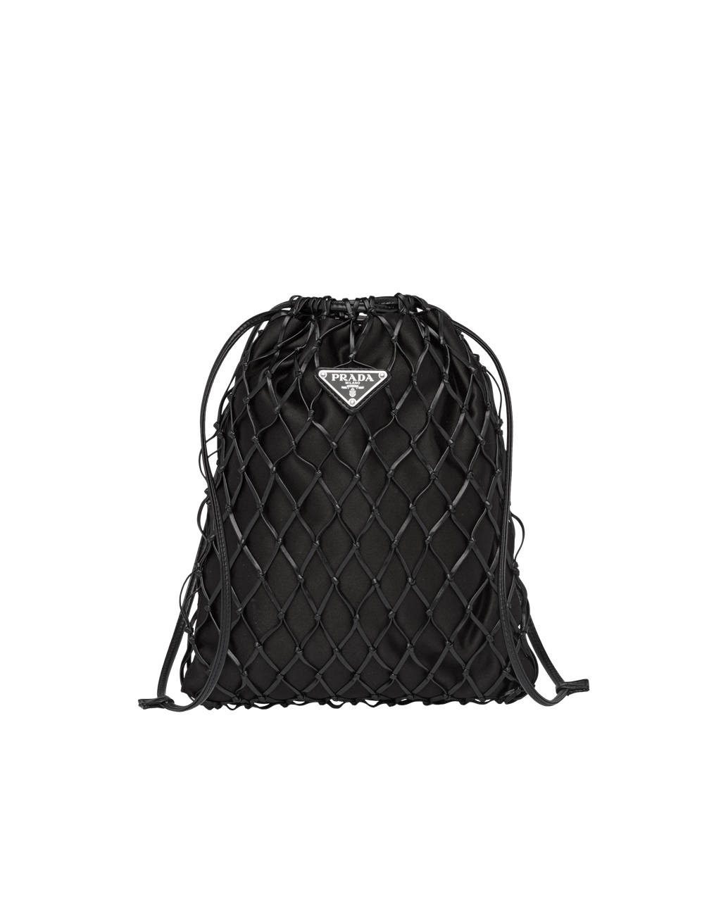 Prada Fabric Mesh Bag Black | 1675KBVIO