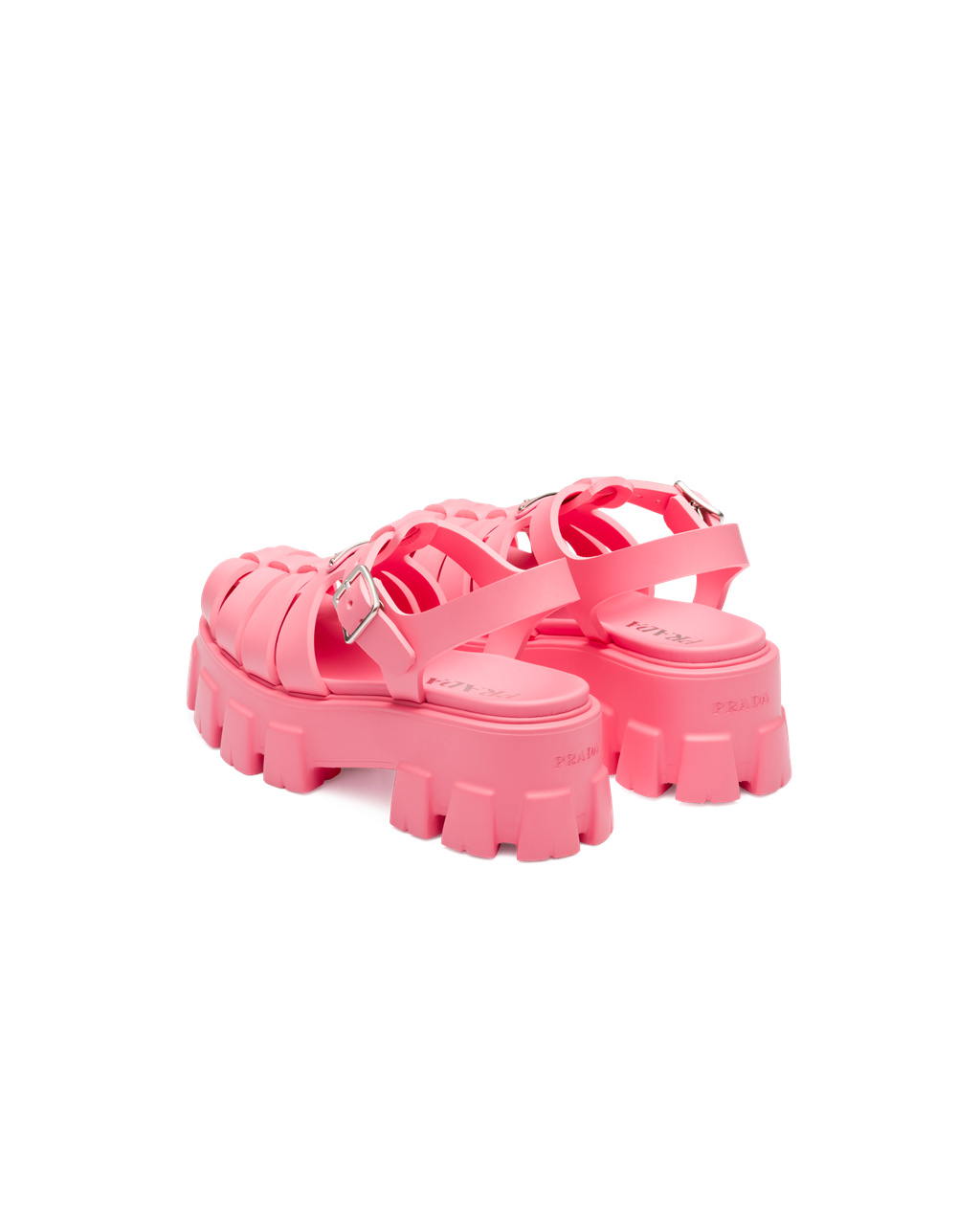 Prada Foam Rubber Sandals Begonia Pink | 8410ASHPL