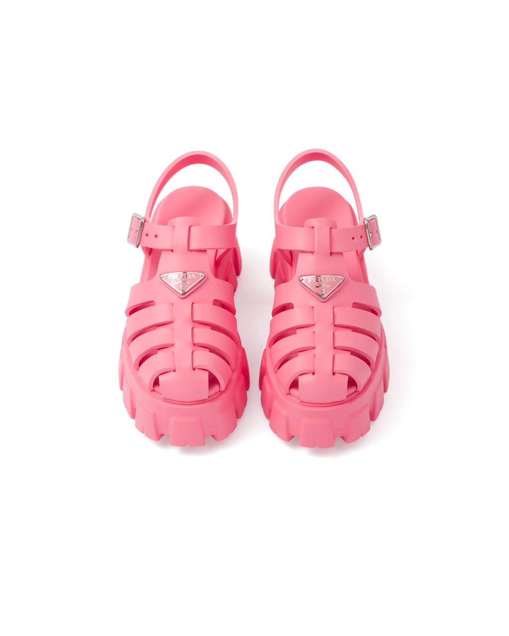 Prada Foam Rubber Sandals Begonia Pink | 8410ASHPL