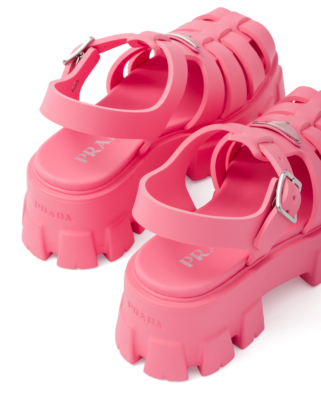 Prada Foam Rubber Sandals Begonia Pink | 8410ASHPL