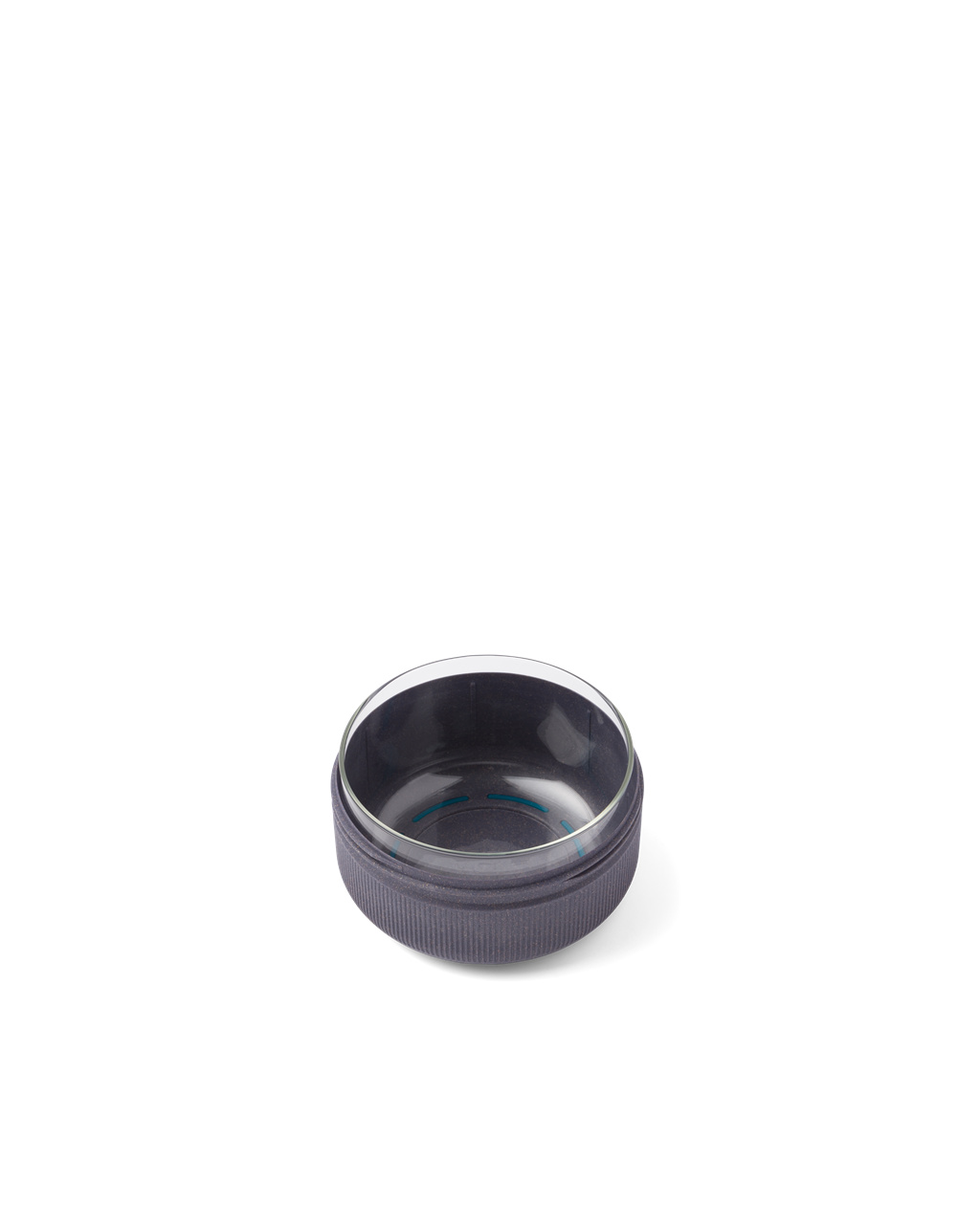 Prada Glass Lunch Bowl, 750 Ml Steel Gray | 1245YGUTP