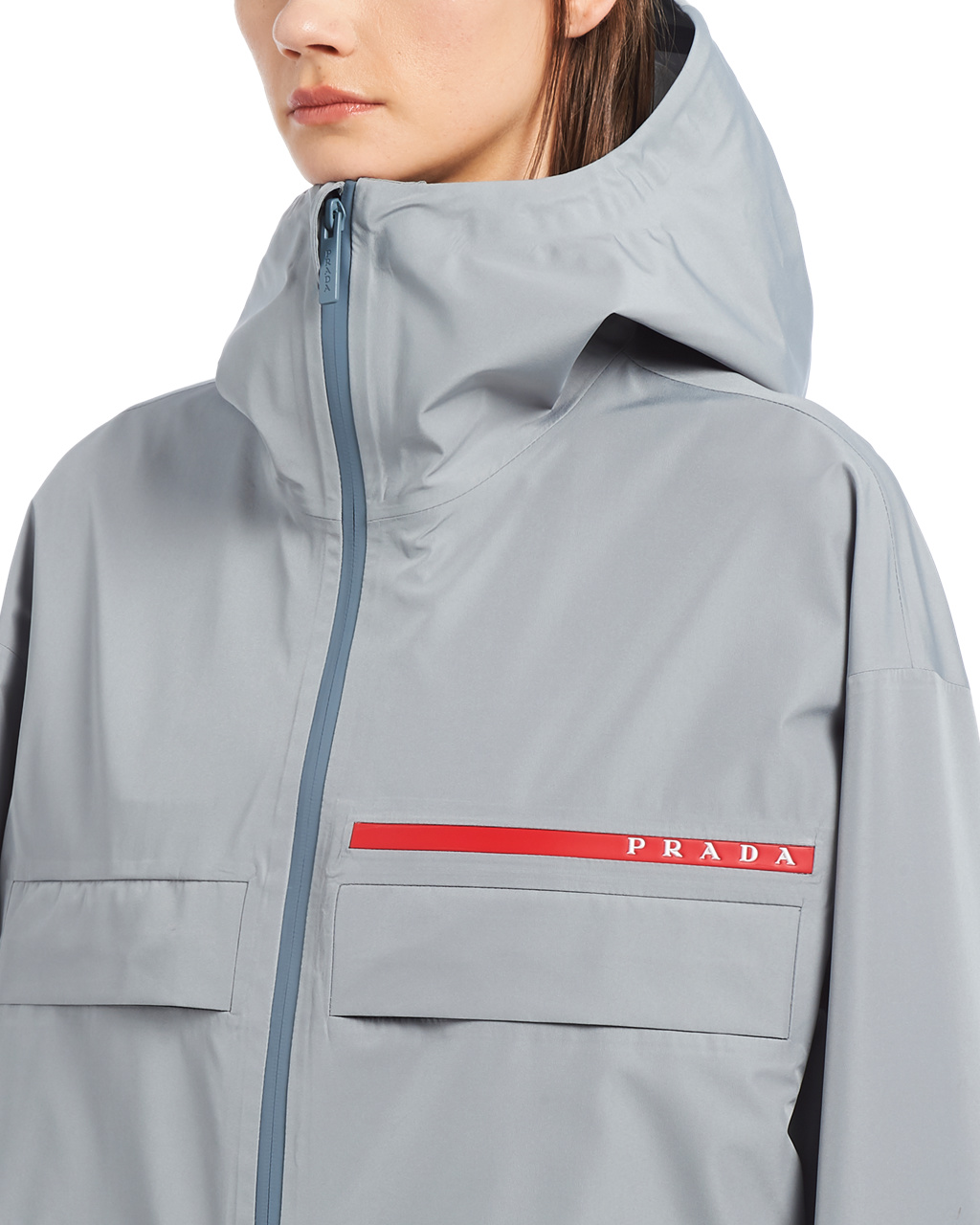 Prada Gore-tex Pro Jacket Aluminum | 4578PVQYG