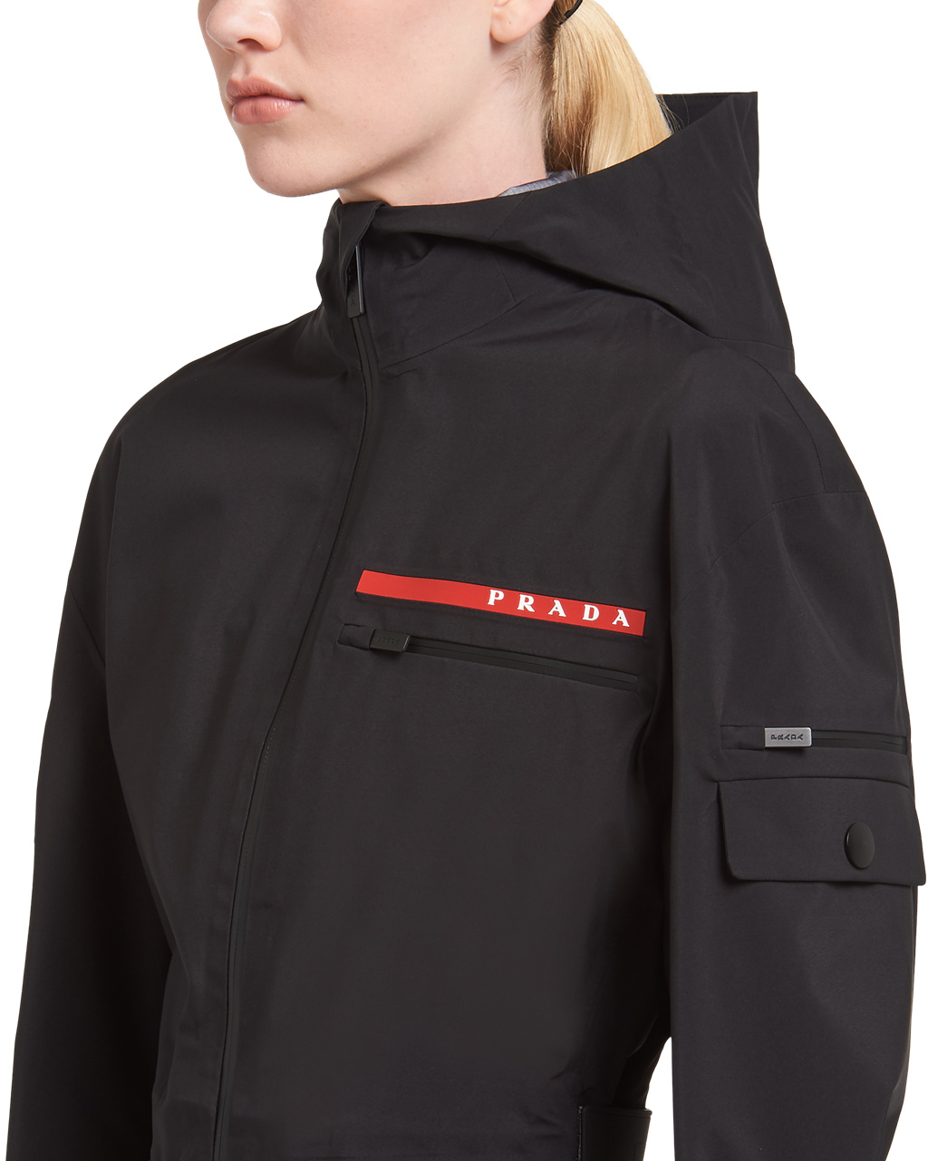 Prada Gore-tex Pro Jacket Black | 1364NHVXO