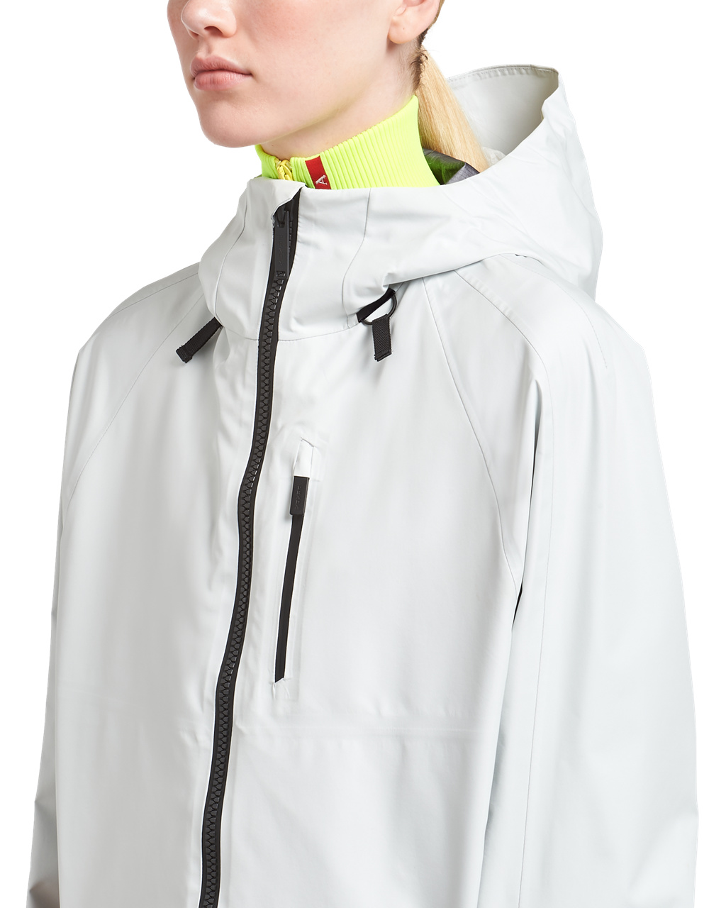 Prada Gore-tex Pro Jacket Chalk White | 6091HYIXG