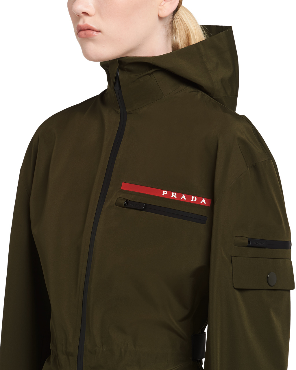 Prada Gore-tex Pro Jacket Military Green | 6974KQBGP