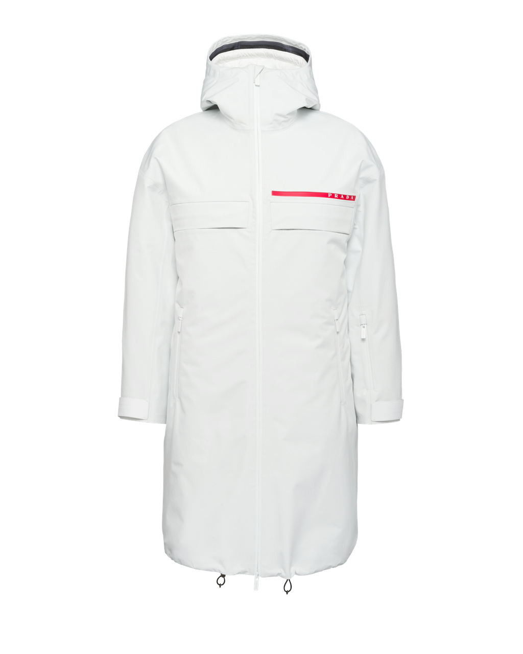 Prada Gore-tex Pro Padded Jacket Chalk White | 3780KVYCH