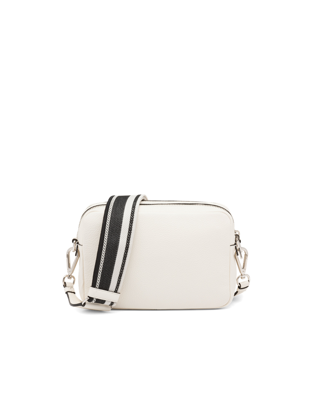 Prada Leather Bag With Shoulder Strap White | 5820INWBK