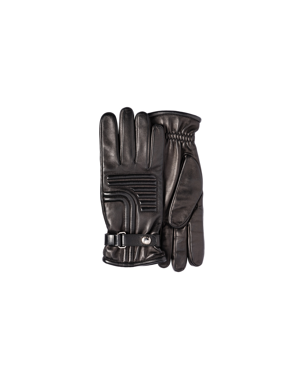 Prada Leather Gloves Black | 0237KRWSV