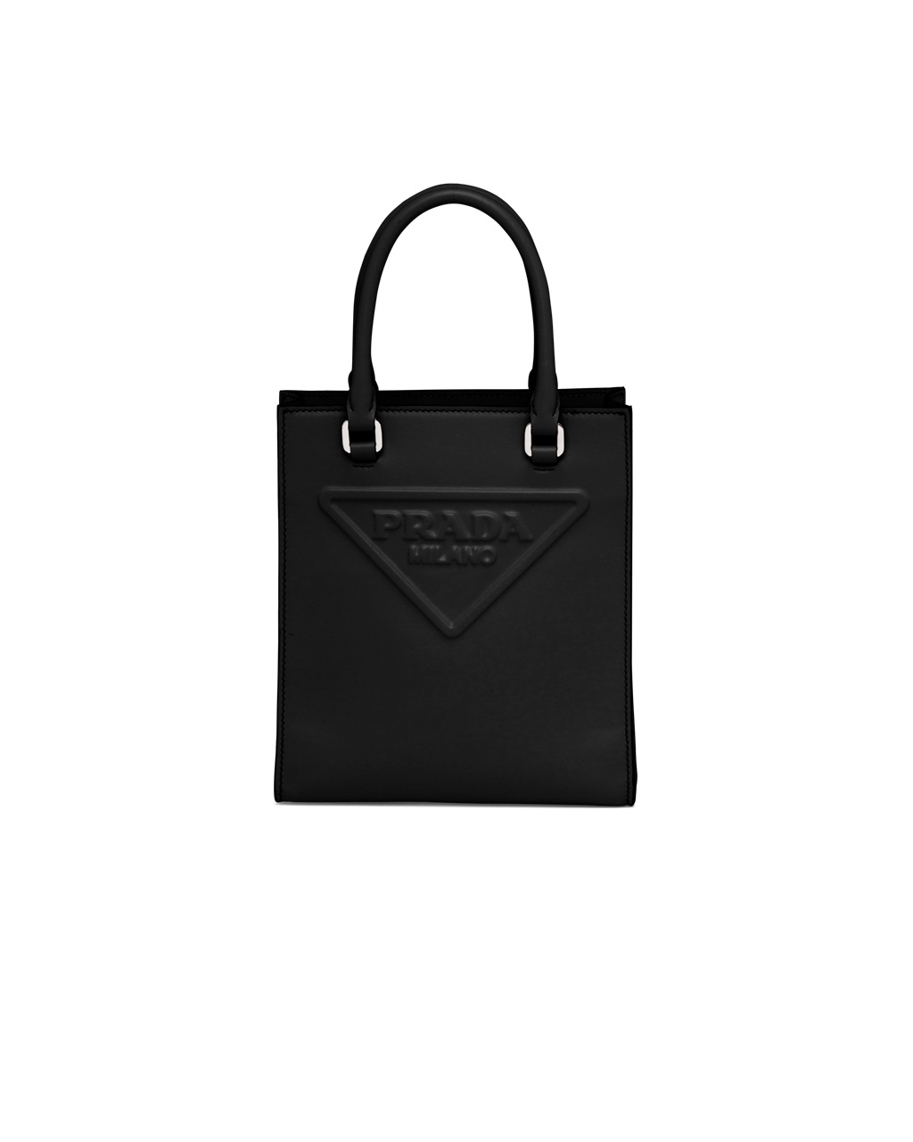 Prada Leather Handbag Black | 6543LASIH