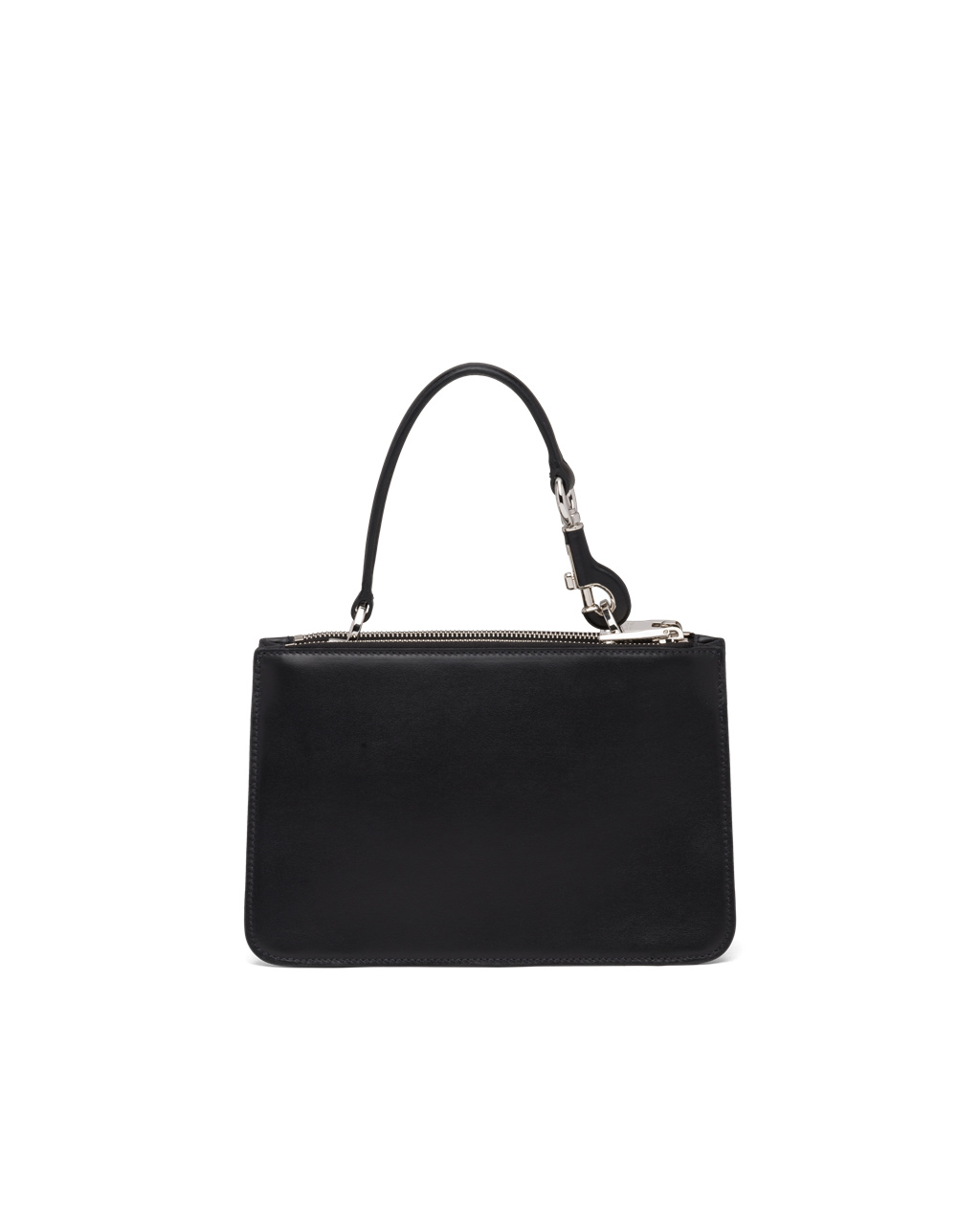 Prada Leather Handbag Black W | 1024TCPQI