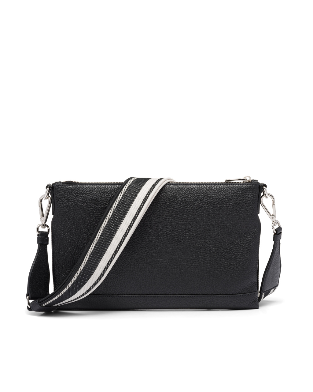 Prada Pouch Store Pretoria - Leather Shoulder Bag Womens Black