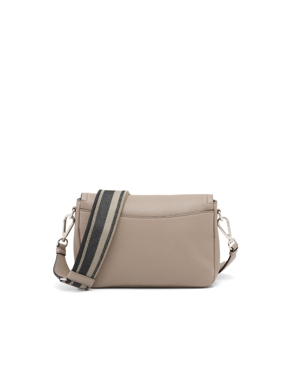 Prada Leather Shoulder Bag Clay Gray | 9265EMCJT