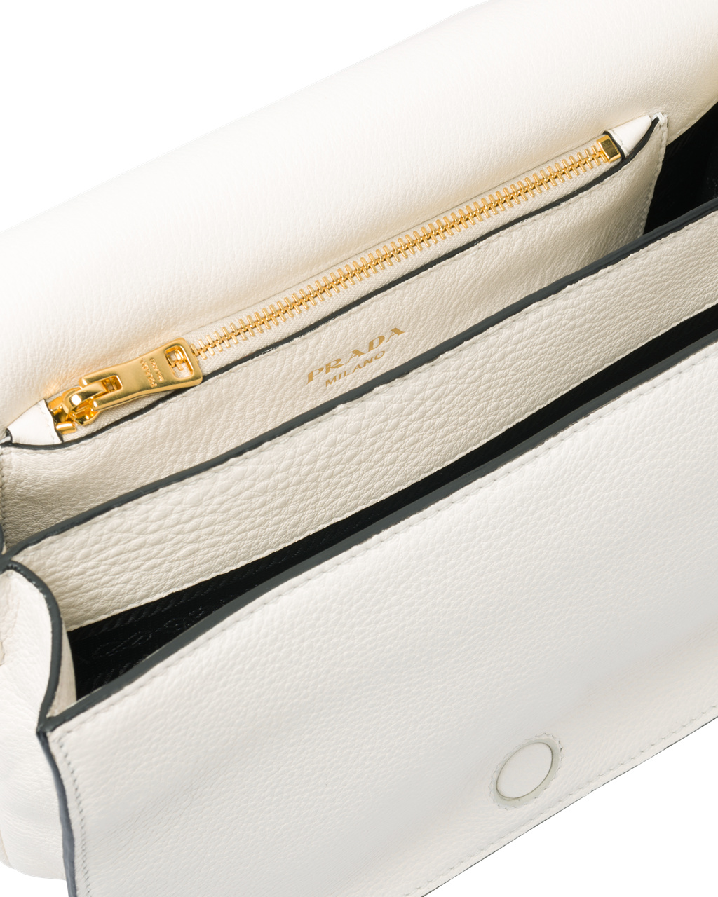 Prada Leather Shoulder Bag White | 1843CPYQV