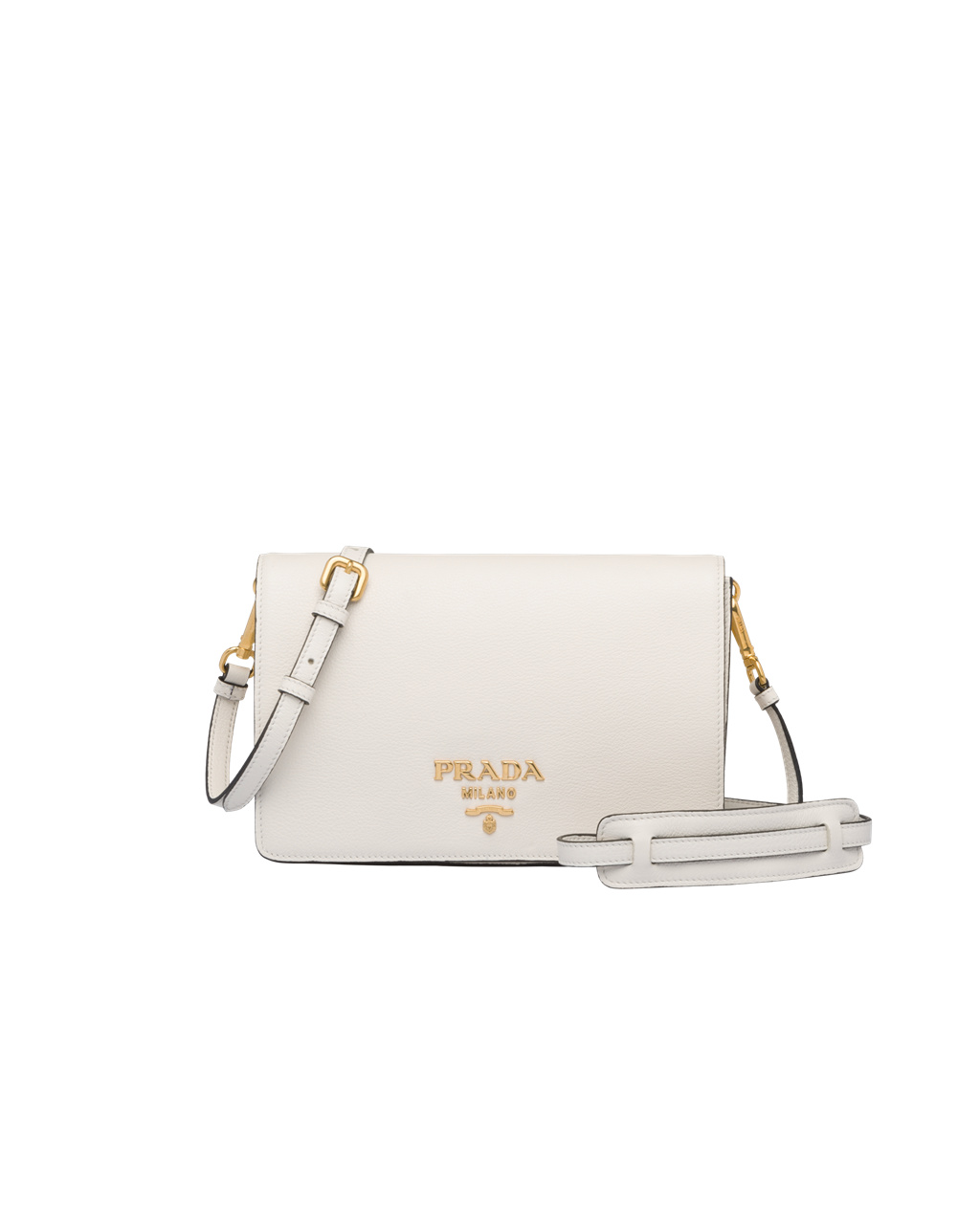 Prada Leather Shoulder Bag White | 1843CPYQV