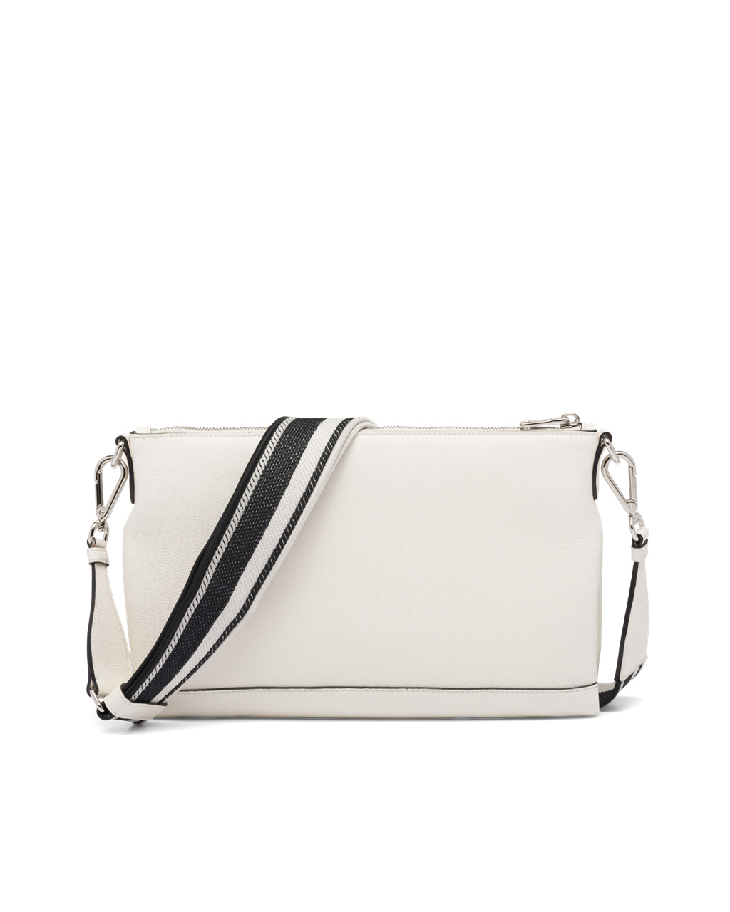 Prada Leather Shoulder Bag White | 2634NHWQO