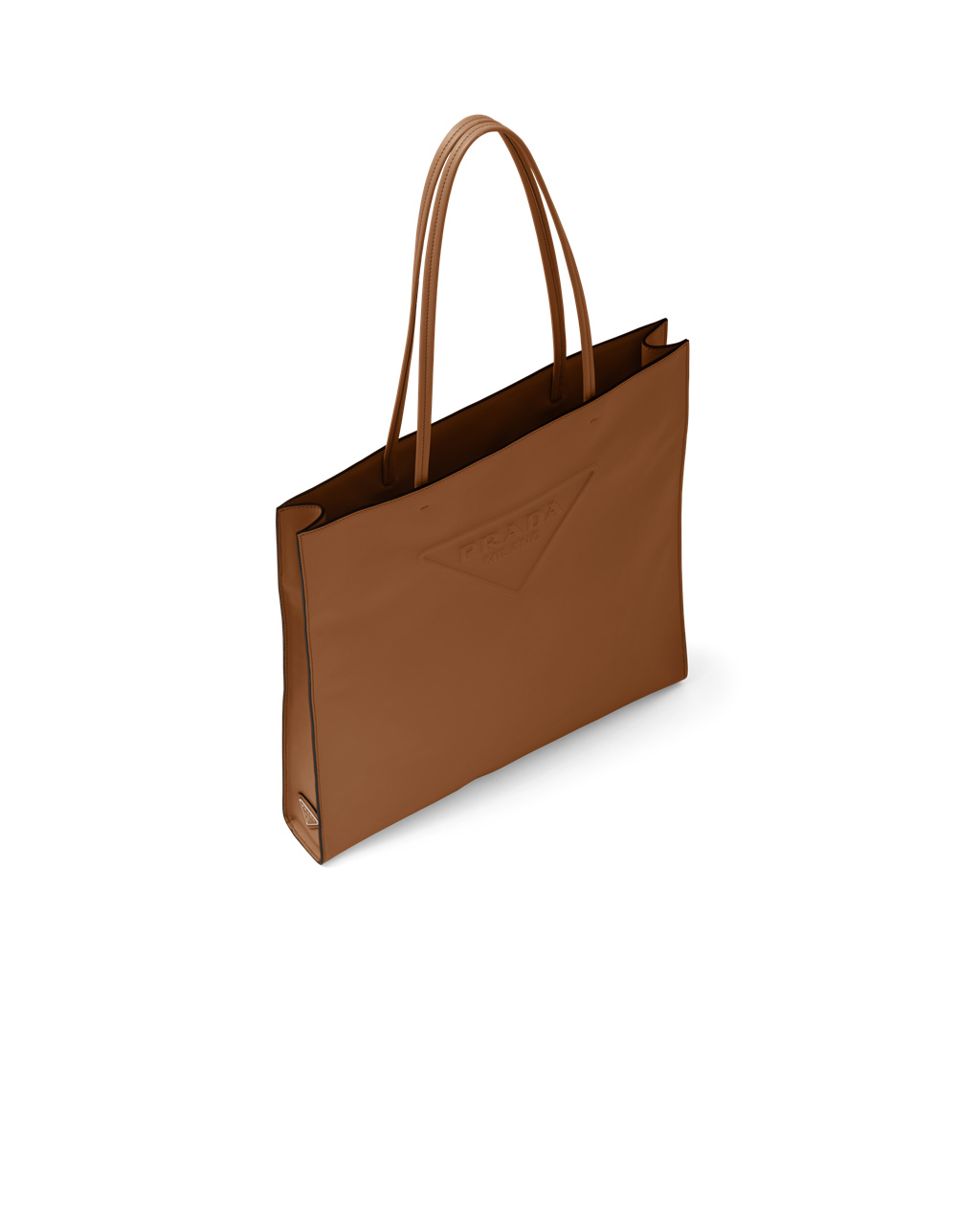 Prada Leather Tote Bag Cognac | 8476MSUOG