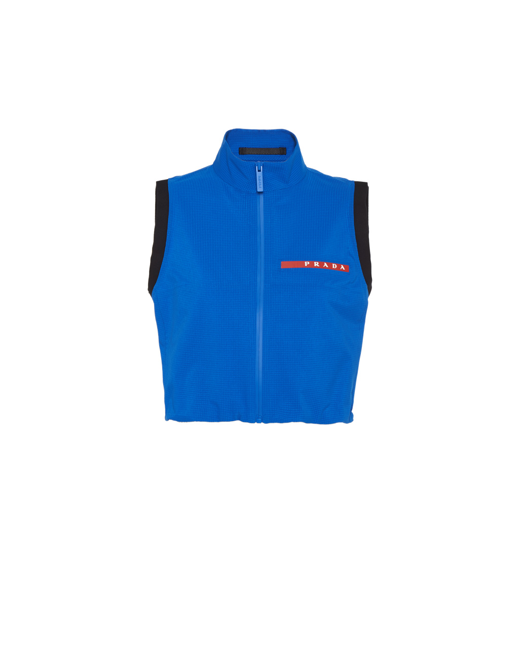 Prada Light Bi-stretch Cropped Vest Cobalt Blue | 1796MHFKT