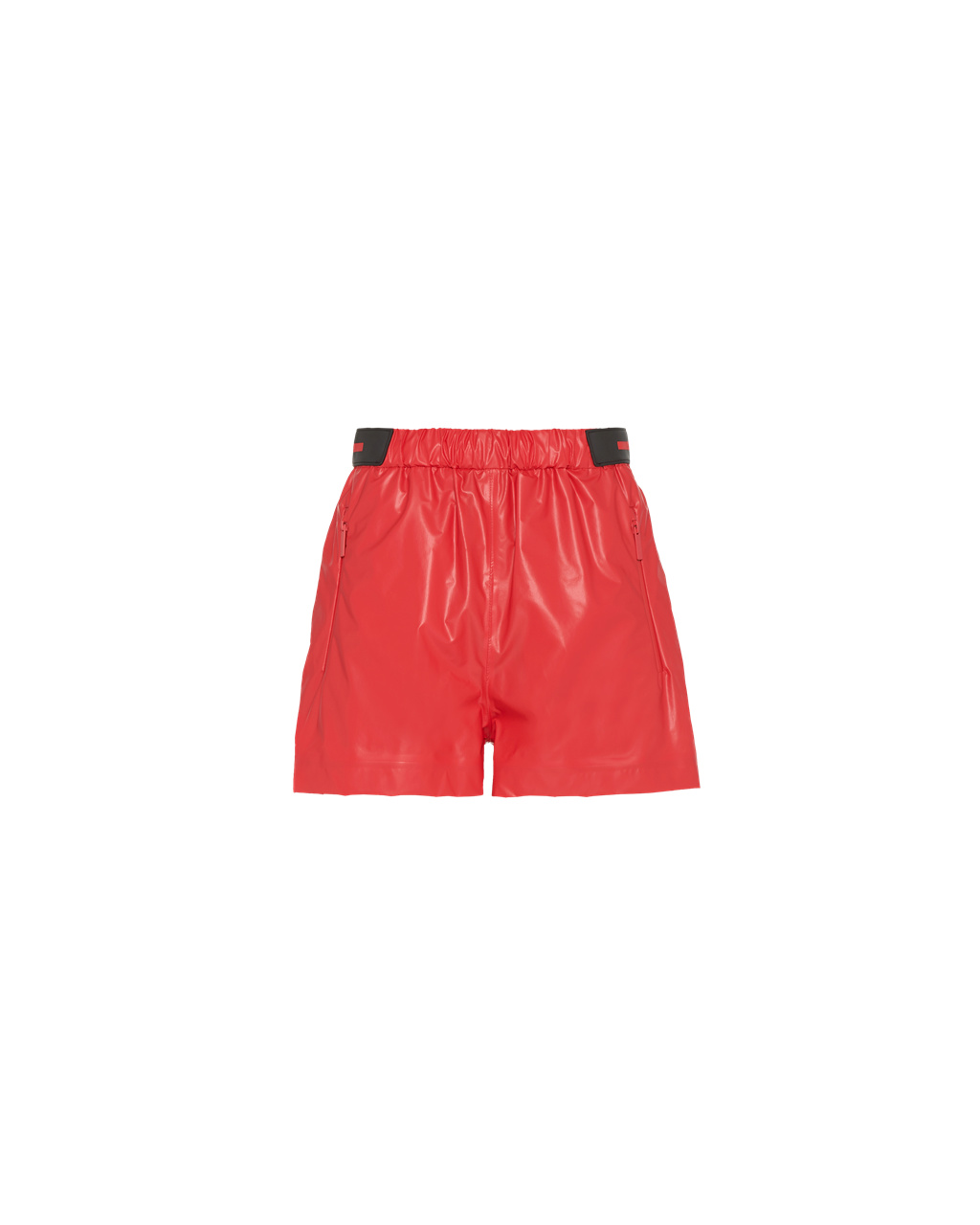 Prada Light Nylon Shorts Lacquer Red | 5184JUAOR