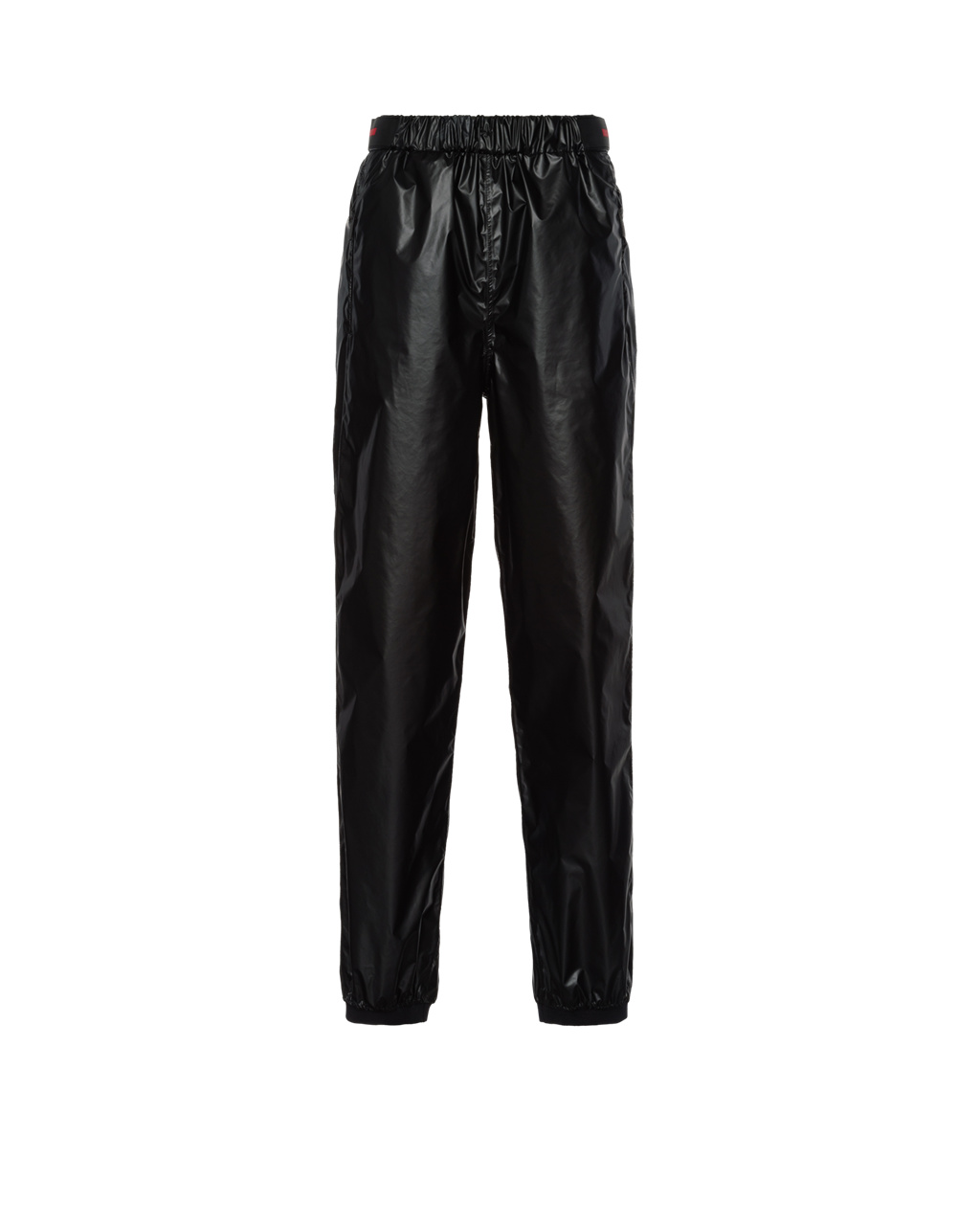 Prada Light Nylon Wide-leg Pants Black | 2567GZVAI