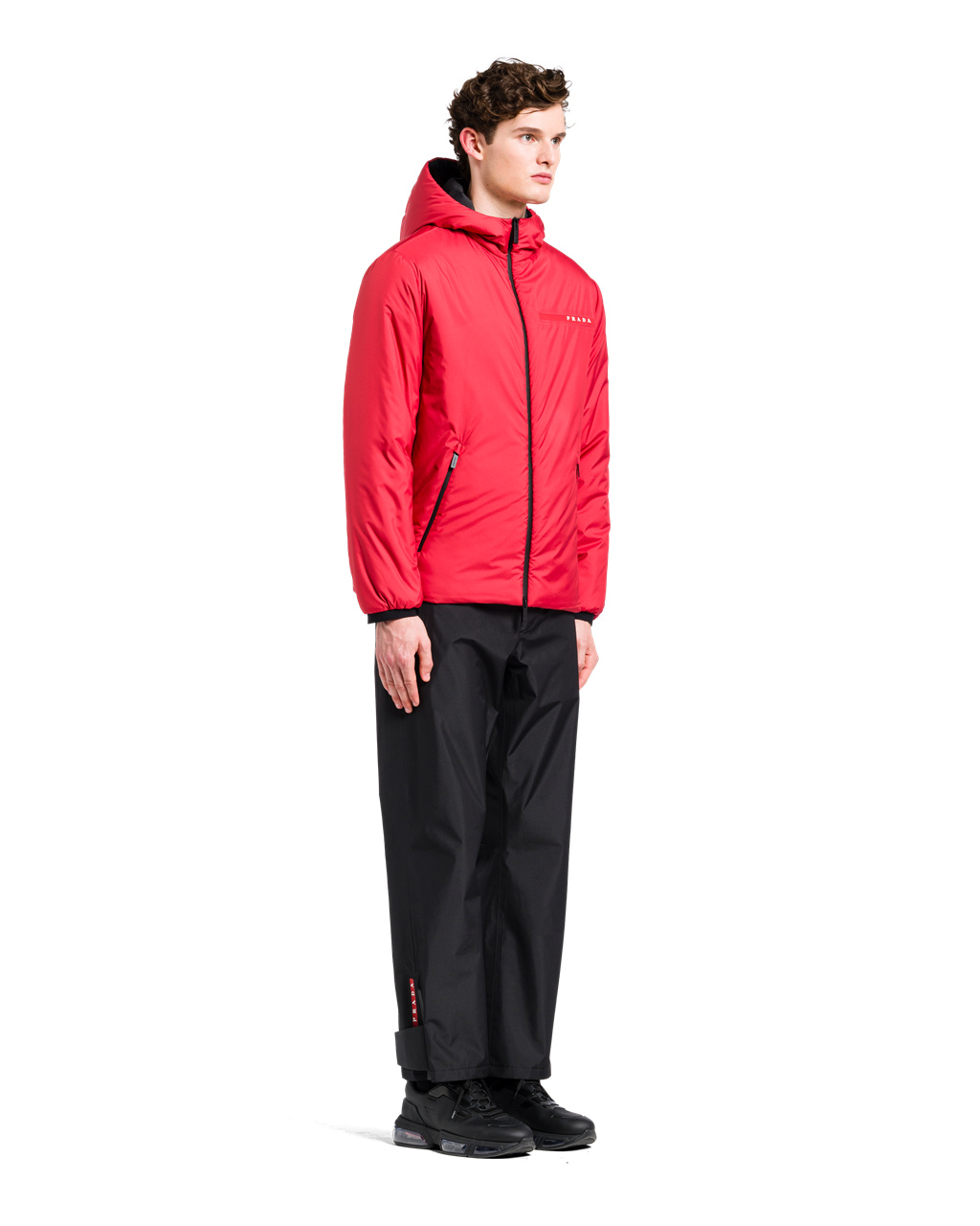 Prada Light Polyester Padded Jacket Red | 4719GXQTZ