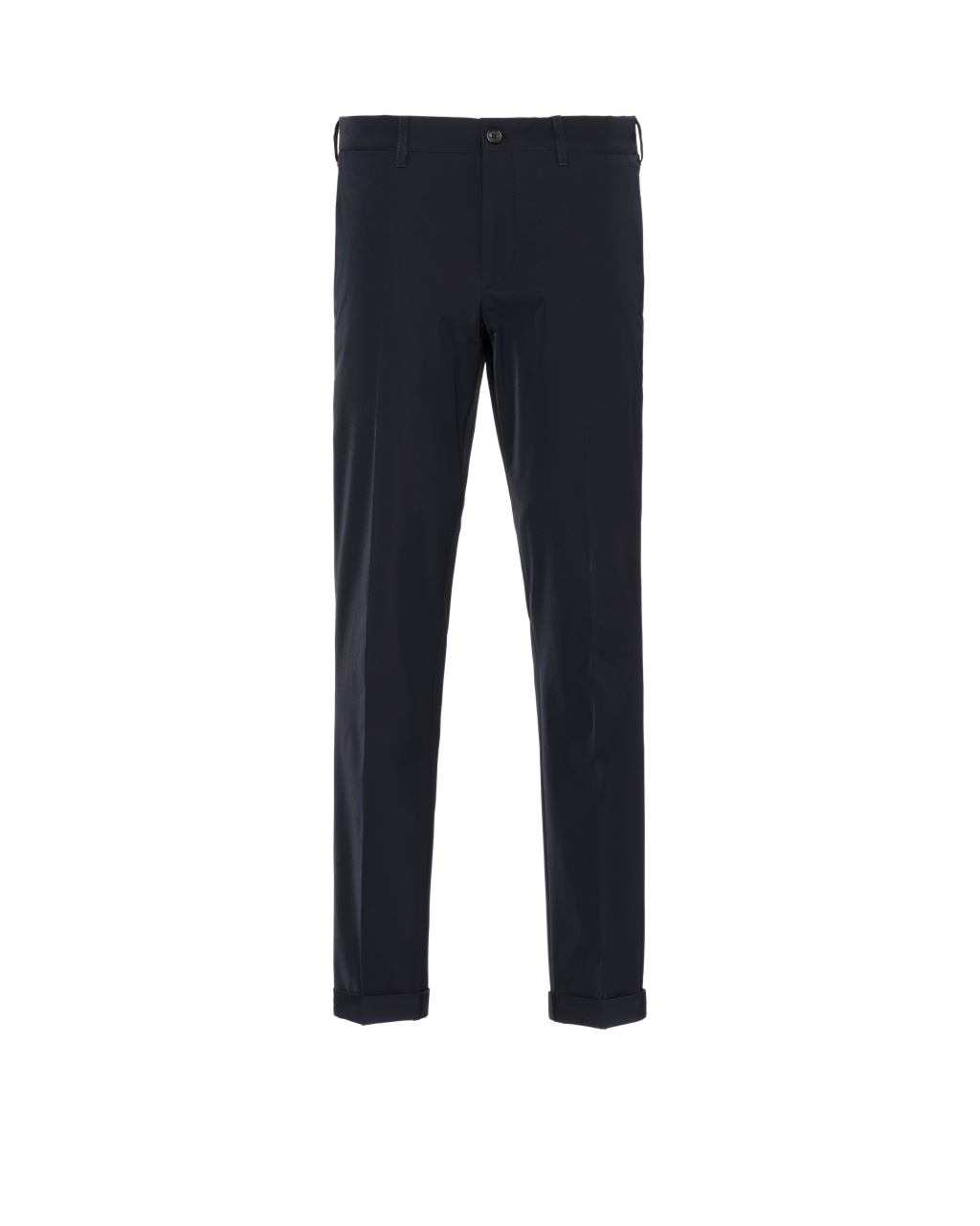 Prada Light Stretch Techno Fabric Trousers Navy | 8574JOZXL